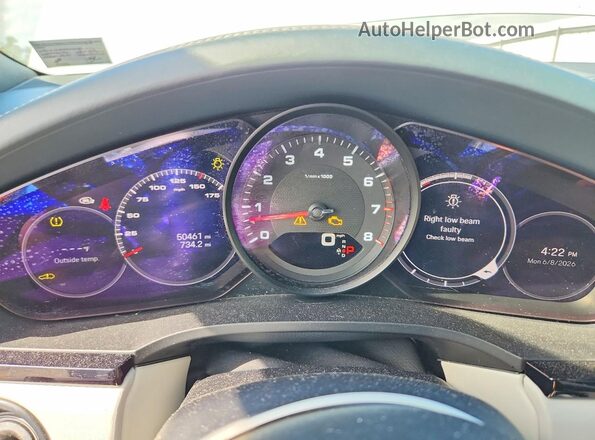 WP1AA2AY5PDA09795 2023 PORSCHE CAYENNE White Սարքավորումների վահանակի տեսք