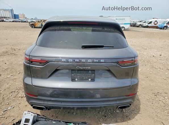 WP1AA2AY6LDA05751 2020 PORSCHE CAYENNE Gray Հետևի տեսք