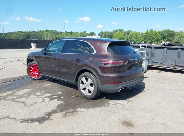 WP1AA2AY9KDA03409 2019 PORSCHE CAYENNE Purple Задня ліва чверть