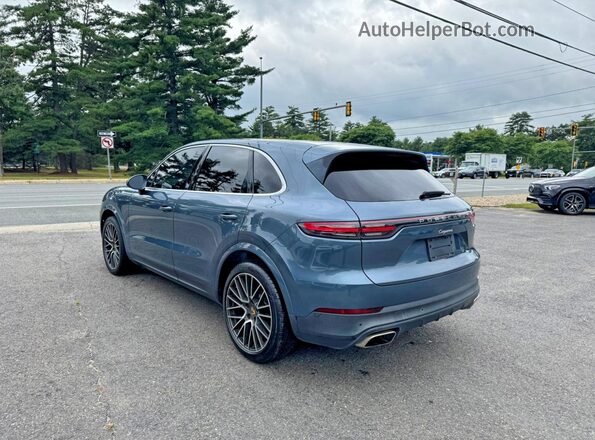 WP1AA2AY9KDA09016 2019 PORSCHE CAYENNE Blue Delantero derecho