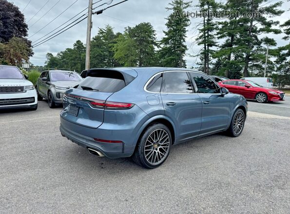 WP1AA2AY9KDA09016 2019 PORSCHE CAYENNE Blue Trasero derecho