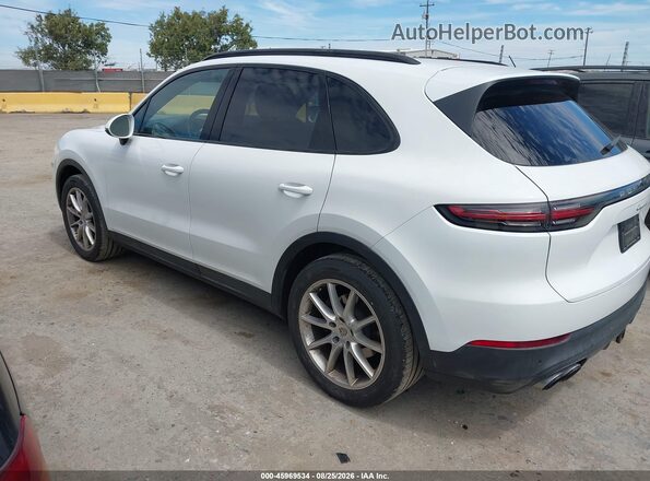 WP1AA2AYXLDA08961 2020 PORSCHE CAYENNE White Հետևի ձախ