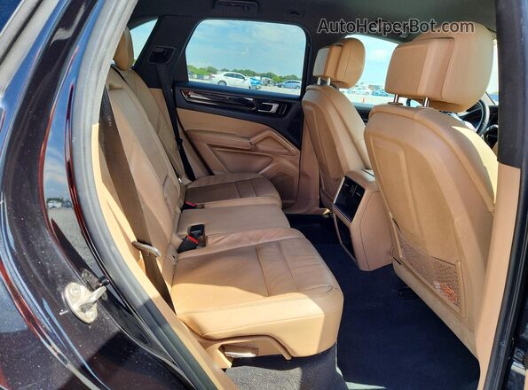 WP1AA2AYXLDA10208 2020 PORSCHE CAYENNE Black Rear seats view