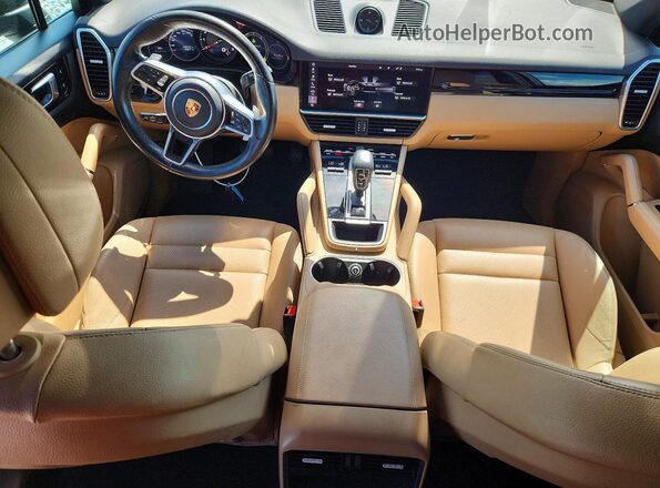 WP1AA2AYXLDA10208 2020 PORSCHE CAYENNE Black Dashboard view