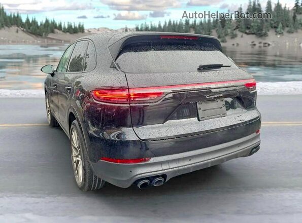 WP1AA2AYXPDA06441 2023 PORSCHE CAYENNE Black უკანა მარჯვენა