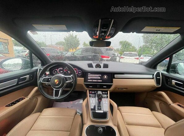 WP1AA2AYXPDA06441 2023 PORSCHE CAYENNE Black ხელსაწყოთა პანელის ხედი