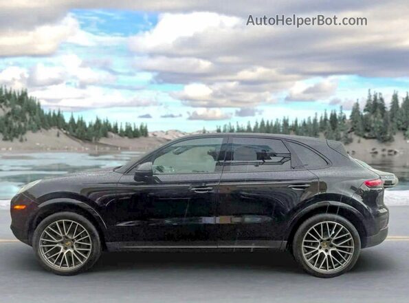 WP1AA2AYXPDA06441 2023 PORSCHE CAYENNE Black ძრავის განყოფილების ხედი