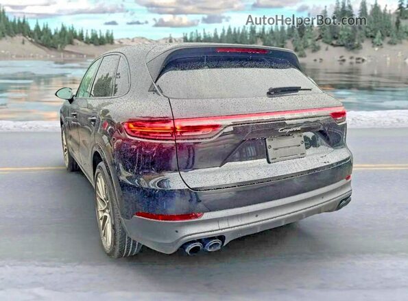 WP1AA2AYXPDA06441 2023 PORSCHE CAYENNE Черный Передняя правая четверть