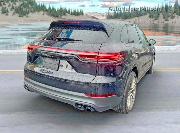 WP1AA2AYXPDA06441 2023 PORSCHE CAYENNE Черный Вид спереди