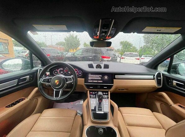 WP1AA2AYXPDA06441 2023 PORSCHE CAYENNE Черный Вид задних сидений