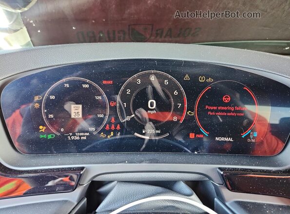 WP1AA2AYXTDA04005 2026 PORSCHE CAYENNE White Вид щитка приладів