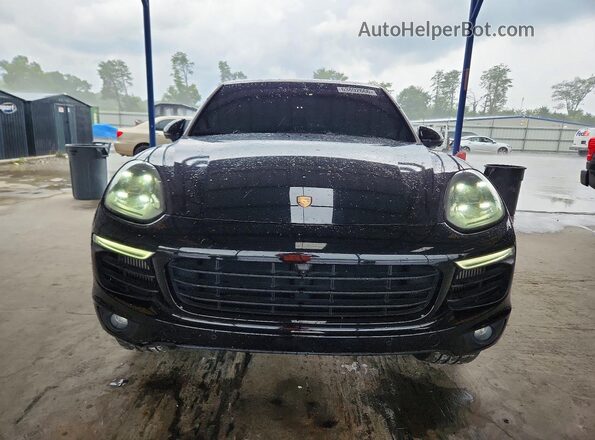 WP1AB2A29JLA61291 2018 PORSCHE CAYENNE Black წინა ხედი