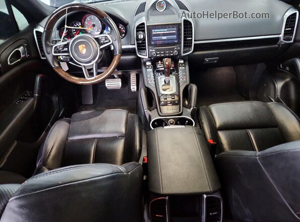 WP1AB2A29JLA61291 2018 PORSCHE CAYENNE Black წინა პანელის ხედი