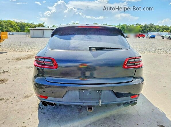 WP1AB2A50GLB50282 2016 PORSCHE MACAN Black Rear view