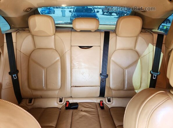 WP1AB2A50GLB50282 2016 PORSCHE MACAN Black Rear seats view