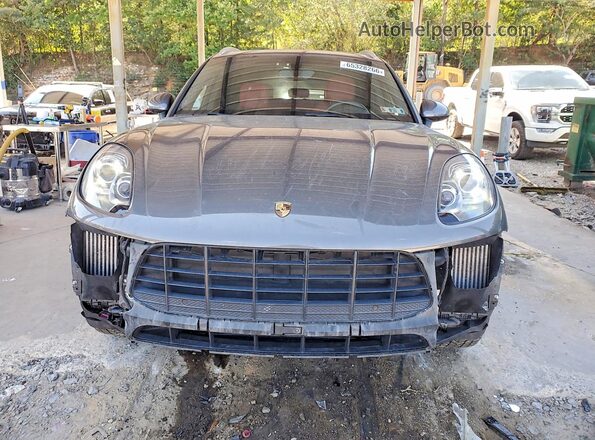 WP1AB2A50GLB55143 2016 PORSCHE MACAN Gray წინა ხედი