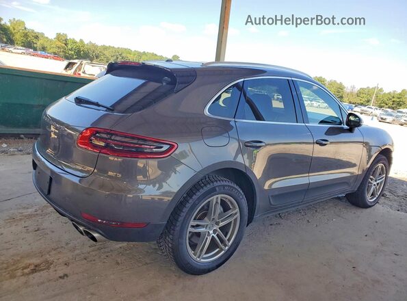 WP1AB2A50GLB55143 2016 PORSCHE MACAN Gray უკანა მარჯვენა