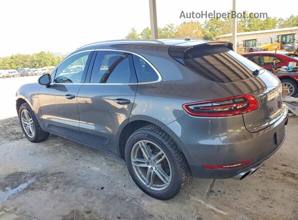 WP1AB2A50GLB55143 2016 PORSCHE MACAN Gray უკანა მარცხენა