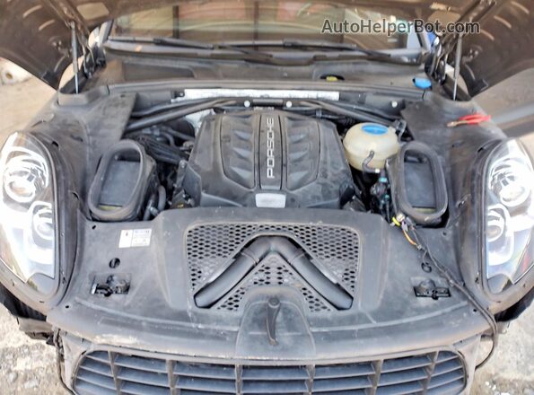 WP1AB2A50GLB55143 2016 PORSCHE MACAN Gray უკანა სალონის ხედი