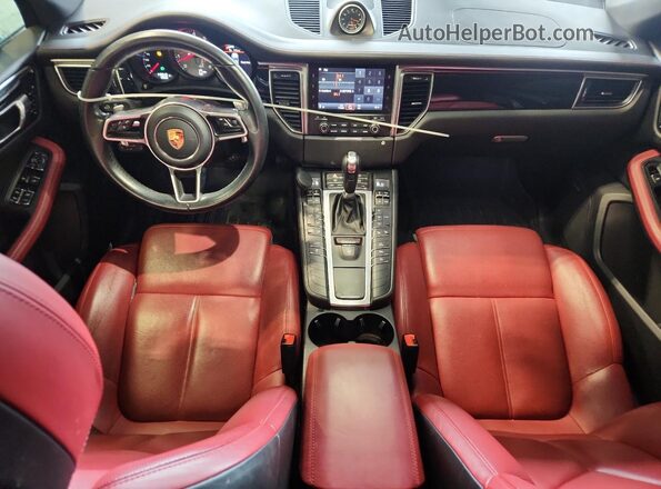WP1AB2A50HLB17994 2017 PORSCHE MACAN Blue Vista del salpicadero