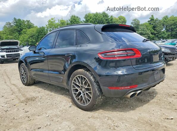 WP1AB2A50JLB34123 2018 PORSCHE MACAN Черный Задняя левая четверть