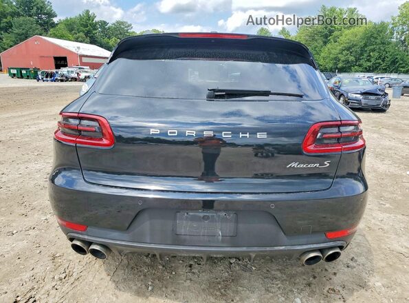 WP1AB2A50JLB34123 2018 PORSCHE MACAN Черный Вид сзади