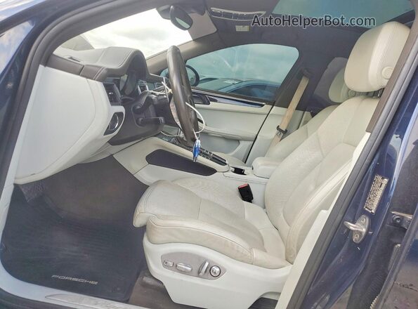 WP1AB2A50JLB38141 2018 PORSCHE MACAN Blue Առջևի վահանակի տեսք
