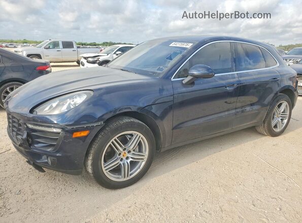 WP1AB2A50JLB38141 2018 PORSCHE MACAN Blue Հետևի ձախ