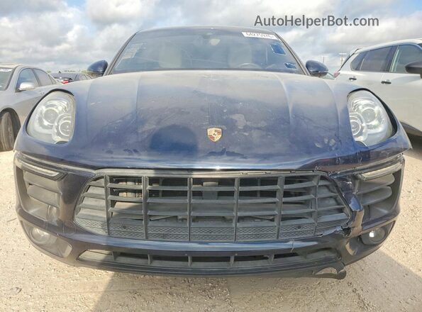 WP1AB2A50JLB38141 2018 PORSCHE MACAN Blue Հետևի տեսք