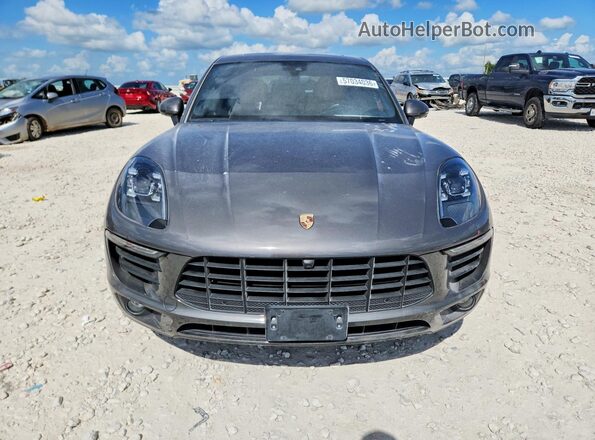WP1AB2A51JLB31506 2018 PORSCHE MACAN Gray Widok z przodu