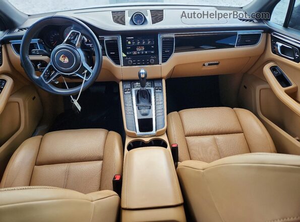 WP1AB2A51JLB31506 2018 PORSCHE MACAN Gray Widok deski rozdzielczej