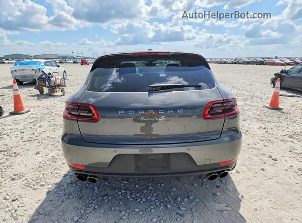 WP1AB2A51JLB31506 2018 PORSCHE MACAN Gray Widok z tyłu