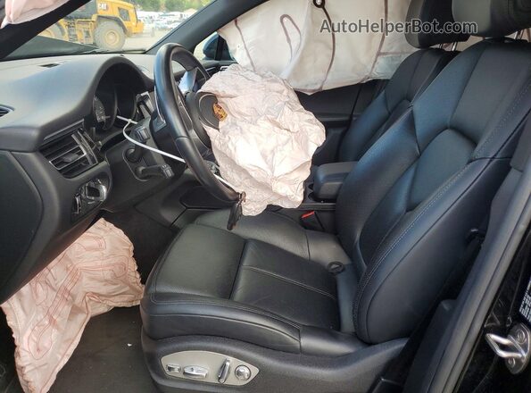 WP1AB2A51LLB32870 2020 PORSCHE MACAN Black Widok wnętrza z przodu