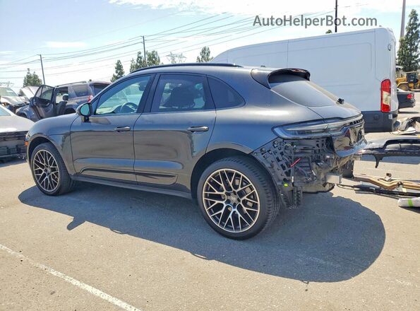 WP1AB2A51MLB30084 2021 PORSCHE MACAN Charcoal Հետևի ձախ