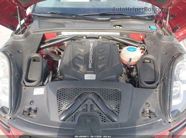 WP1AB2A52GLB43981 2016 PORSCHE MACAN Бордовый Вид сзади