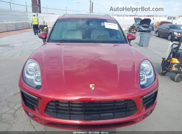 WP1AB2A52GLB43981 2016 PORSCHE MACAN Бордовый Вид щитка приборов