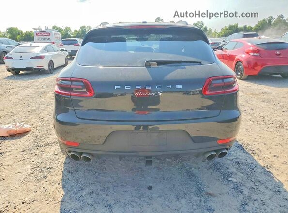 WP1AB2A52HLB12764 2017 PORSCHE MACAN Black Vista de los asientos traseros