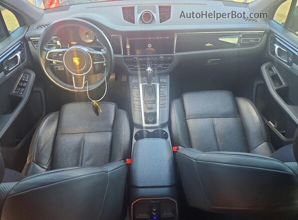 WP1AB2A52KLB34092 2019 PORSCHE MACAN Black Widok deski rozdzielczej