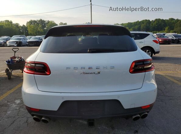 WP1AB2A53HLB13342 2017 PORSCHE MACAN White Սալոնի դիմացի տեսք