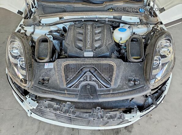 WP1AB2A53JLB30731 2018 PORSCHE MACAN White Вид підкапотного простору