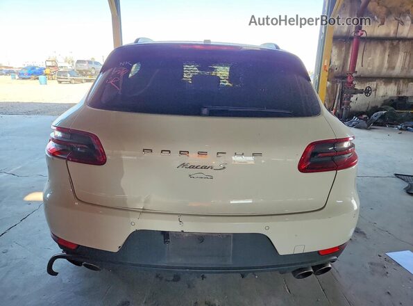 WP1AB2A53JLB30731 2018 PORSCHE MACAN White Вид ззаду