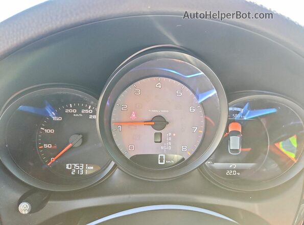 WP1AB2A53JLB31989 2018 PORSCHE MACAN Black Вид щитка приладів