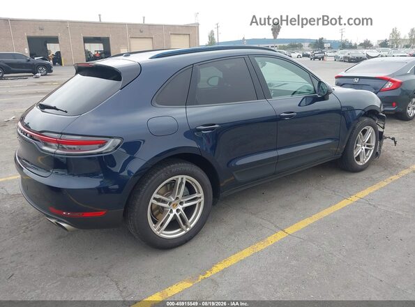 WP1AB2A53KLB34327 2019 PORSCHE MACAN Blue Trasero derecho