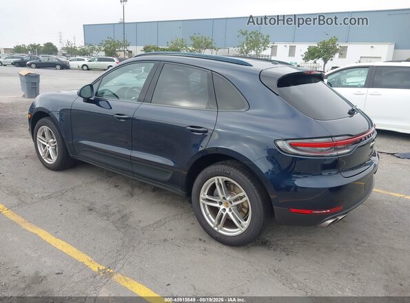 WP1AB2A53KLB34327 2019 PORSCHE MACAN Blue Trasero izquierdo