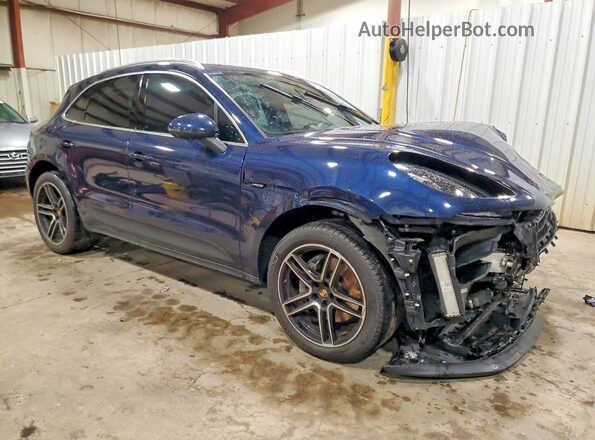 WP1AB2A53LLB36533 2020 PORSCHE MACAN Синий Передняя правая четверть