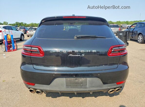 WP1AB2A54GLB54853 2016 PORSCHE MACAN Black Front interior view