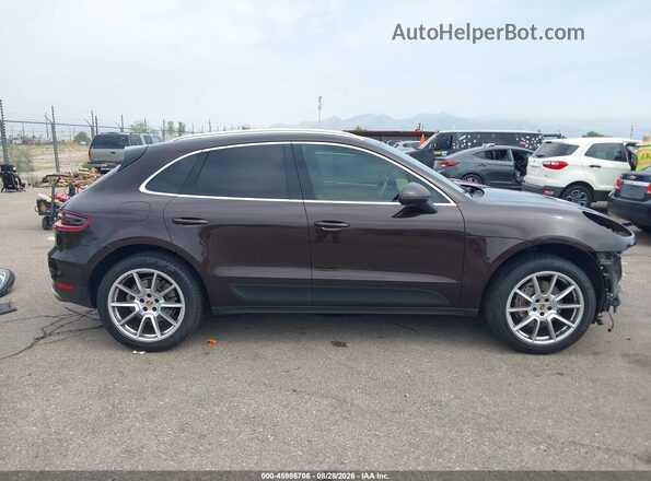 WP1AB2A54HLB12183 2017 PORSCHE MACAN Dark Brown Vista interior de 360 grados