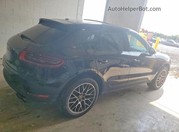 WP1AB2A54HLB14127 2017 PORSCHE MACAN Black უკანა მარჯვენა
