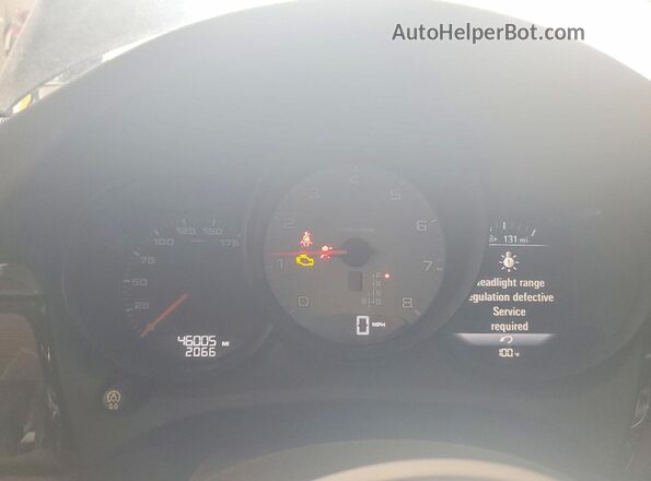 WP1AB2A54HLB14127 2017 PORSCHE MACAN Black ხელსაწყოთა პანელის ხედი