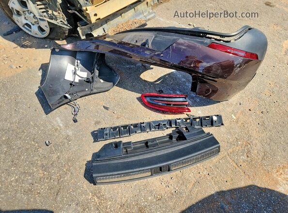 WP1AB2A54JLB31533 2018 PORSCHE MACAN Maroon Widok naklejki z numerem VIN